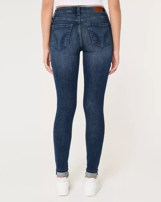 Υψηλό ψηλό μεσαίο τζιν Super Skinny Υψηλό ψηλό μεσαίο τζιν Super Skinny
