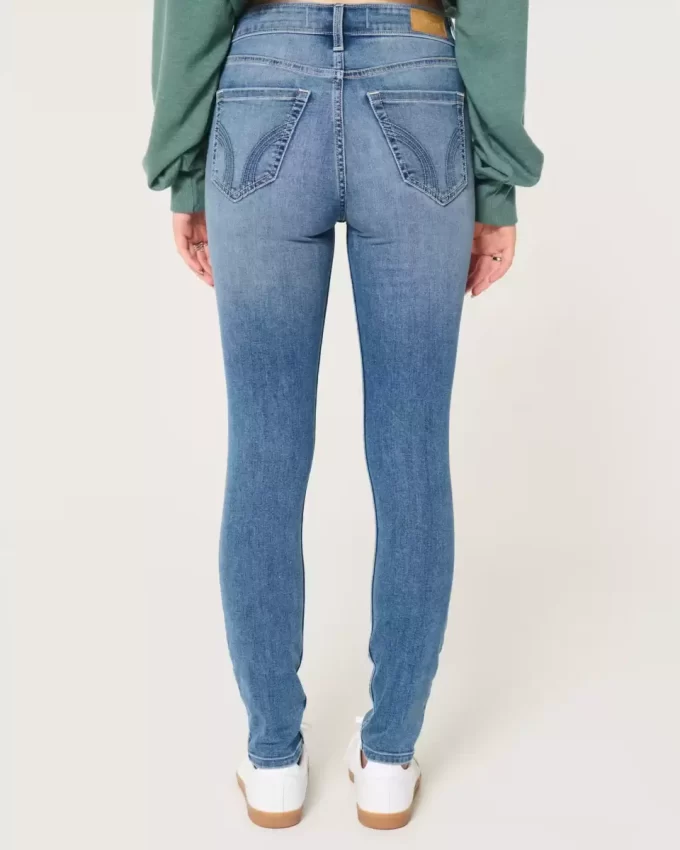 Υψηλό ψηλό μεσαίο τζιν Super Skinny Υψηλό ψηλό μεσαίο τζιν Super Skinny