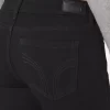 Μαύρο τζιν Super Skinny με χαμηλό ύψος