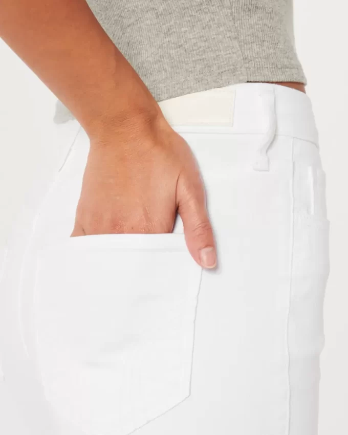 Ψηλόμεσο λευκό Super Skinny τζιν Ψηλόμεσο λευκό Super Skinny τζιν