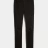 Ψηλοκάβαλο σκισμένο μαύρο Super Skinny τζιν
