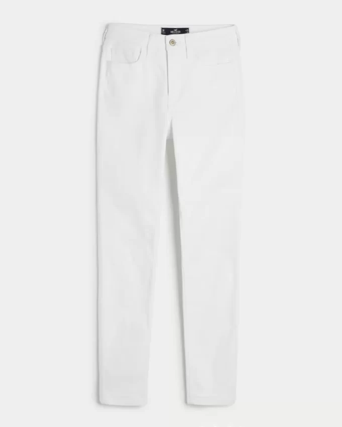 Ψηλόμεσο λευκό Super Skinny τζιν Ψηλόμεσο λευκό Super Skinny τζιν