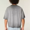 T-Shirt Washed Baggy Crop Crew T-Shirt Washed Baggy Crop Crew