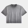 T-Shirt Washed Baggy Crop Crew T-Shirt Washed Baggy Crop Crew