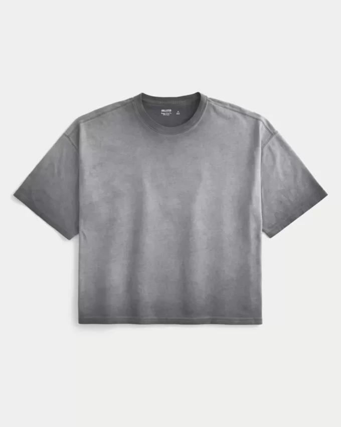 T-Shirt Washed Baggy Crop Crew T-Shirt Washed Baggy Crop Crew