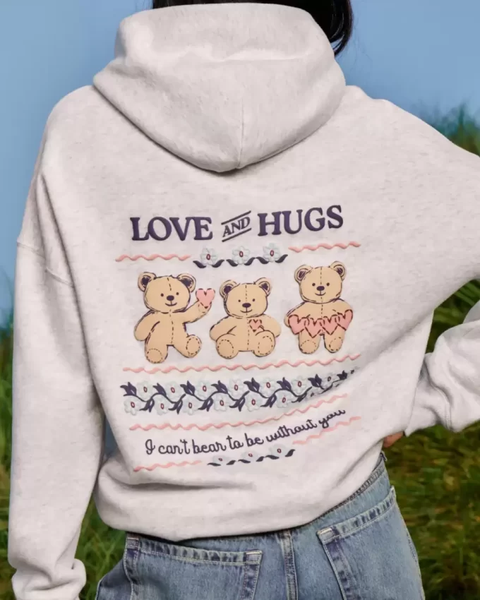 Teddy Bear γραφικό κουκούλα Teddy Bear γραφικό κουκούλα
