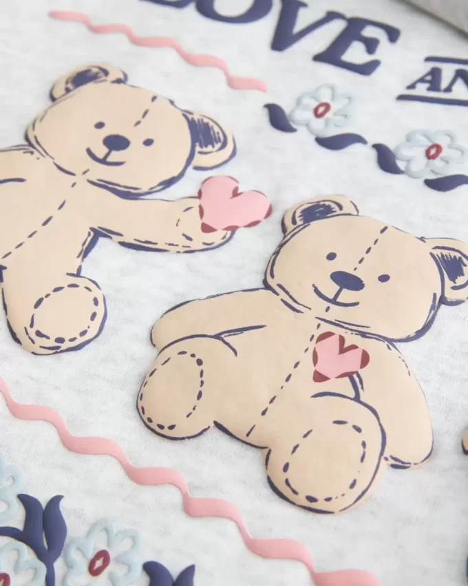 Teddy Bear γραφικό κουκούλα Teddy Bear γραφικό κουκούλα