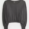 Εύκολη φούτερ Terry Off-the-Shoulder Εύκολη φούτερ Terry Off-the-Shoulder