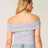 Διχτυωτό Πτυσσόμενο Top Off-the-Shoulder Διχτυωτό Πτυσσόμενο Top Off-the-Shoulder
