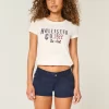 Μίνι σορτς Ναυτικού Twill εξαιρετικά χαμηλού ύψους Μίνι σορτς Ναυτικού Twill εξαιρετικά χαμηλού ύψους