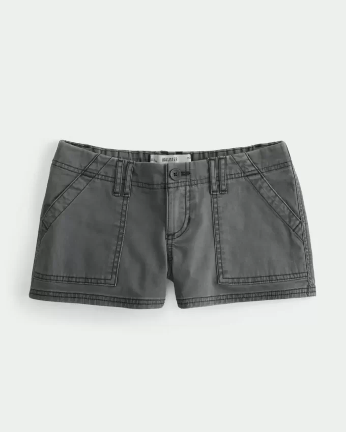 Μίνι σορτς Twill εξαιρετικά χαμηλού ύψους