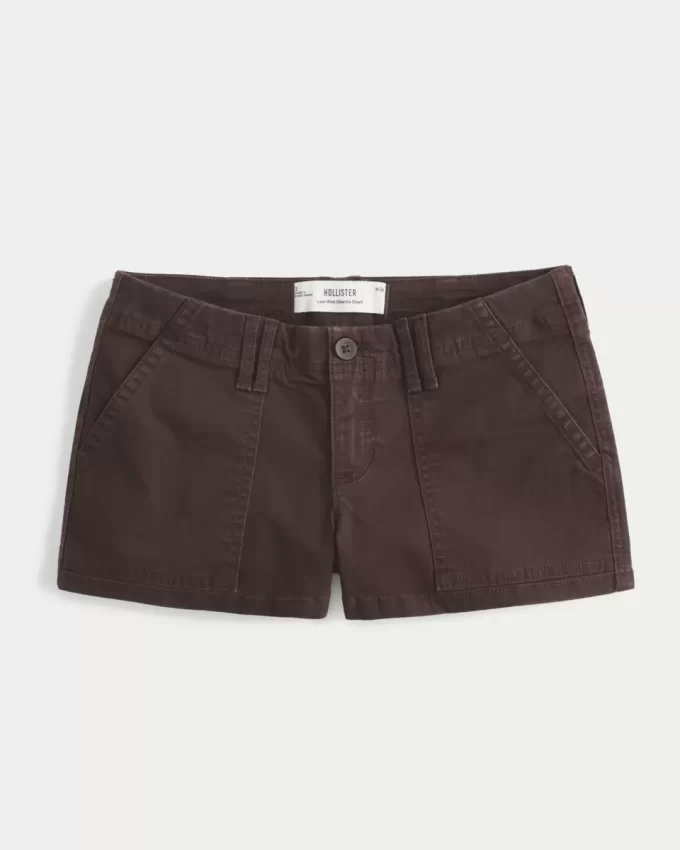 Σορτς Twill Shortie με χαμηλό ύψος Σορτς Twill Shortie με χαμηλό ύψος