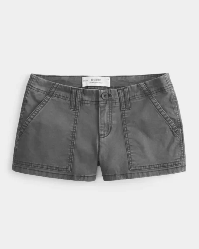 Σορτς Twill Shortie με χαμηλό ύψος Σορτς Twill Shortie με χαμηλό ύψος