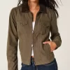 Μπουφάν Twill Zip-Up