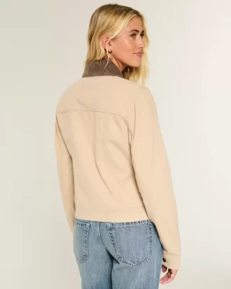 Μπουφάν Twill Zip-Up