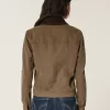 Μπουφάν Twill Zip-Up