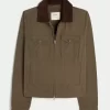 Μπουφάν Twill Zip-Up