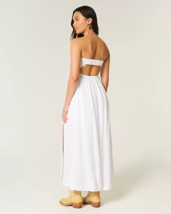 Στράπλες Twist Bust Maxi Φόρεμα Στράπλες Twist Bust Maxi Φόρεμα