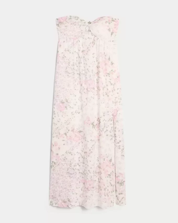 Στράπλες Twist Bust Maxi Φόρεμα Στράπλες Twist Bust Maxi Φόρεμα