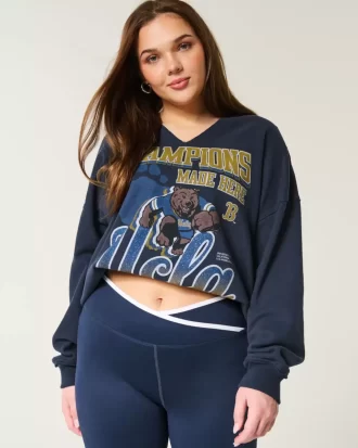 Υπερμεγέθη φούτερ UCLA Graphic Notch-Lack