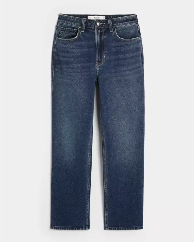 Ίσιο τζιν Ultra High-Rise Dark Wash 90s Ίσιο τζιν Ultra High-Rise Dark Wash 90s