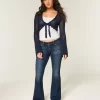 Τζιν Ultra Low-Rise Dark Wash Flare