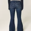 Τζιν Ultra Low-Rise Dark Wash Flare