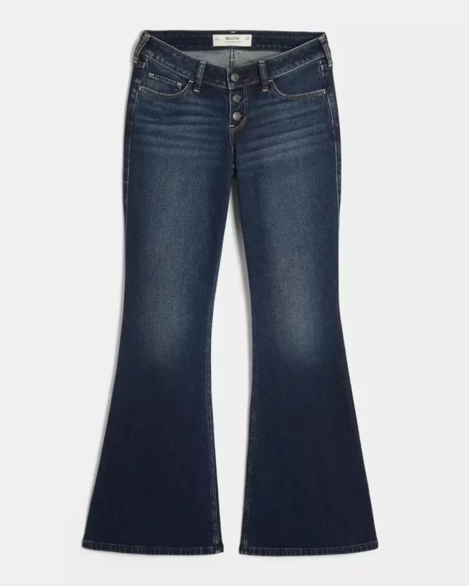 Τζιν Ultra Low-Rise Dark Wash Flare