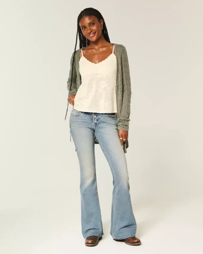 Τζιν Ultra Low Rise Medium Wash Flare