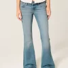 Τζιν Ultra Low Rise Medium Wash Flare