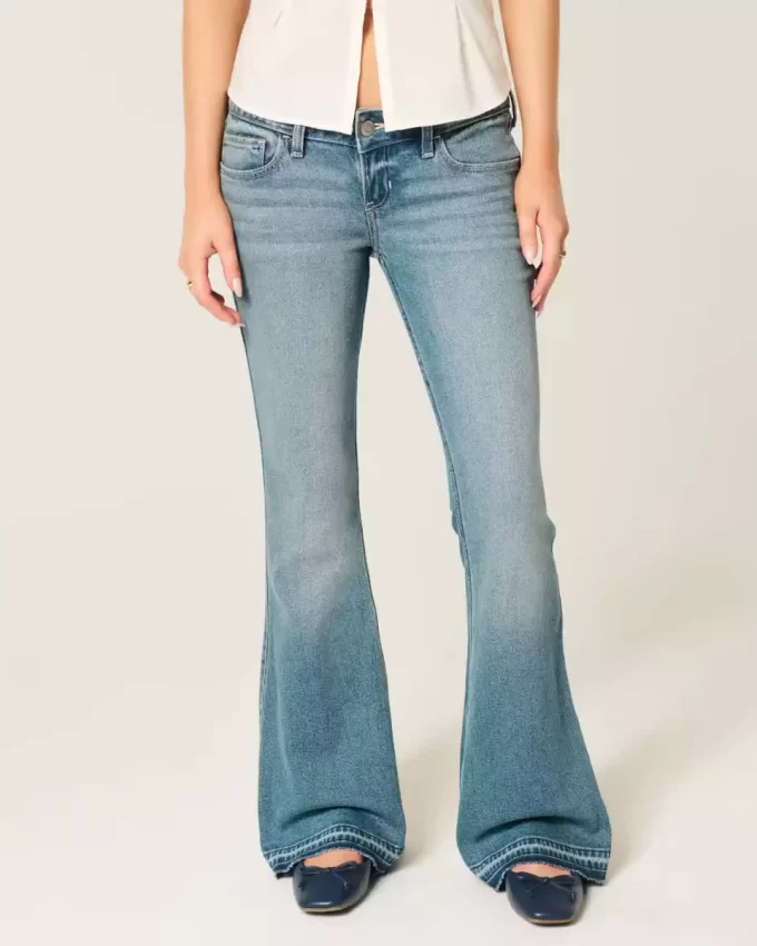 Τζιν Ultra Low Rise Medium Wash Flare