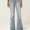 Τζιν Ultra Low Rise Medium Wash Flare