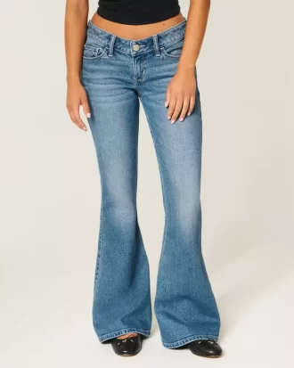 Τζιν Ultra Low Rise Medium Wash Flare