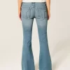 Τζιν Ultra Low Rise Medium Wash Flare