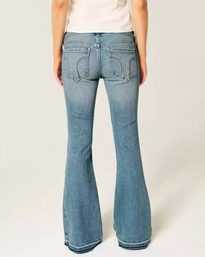 Τζιν Ultra Low Rise Medium Wash Flare