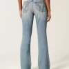 Τζιν Ultra Low Rise Medium Wash Flare