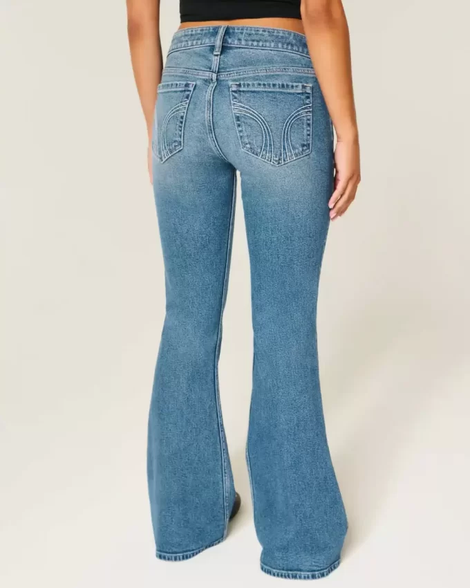 Τζιν Ultra Low Rise Medium Wash Flare