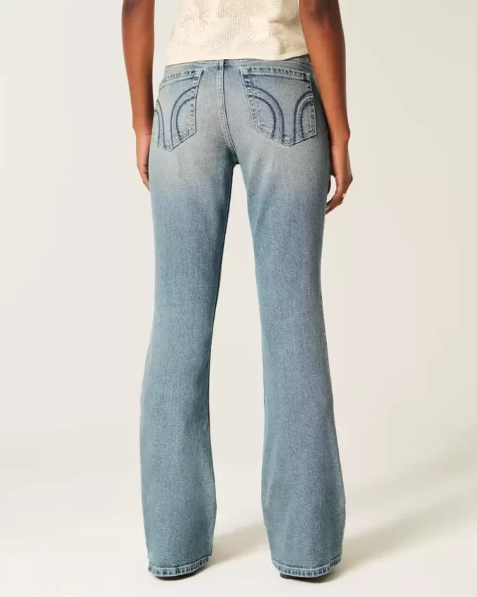 Τζιν Ultra Low Rise Medium Wash Flare