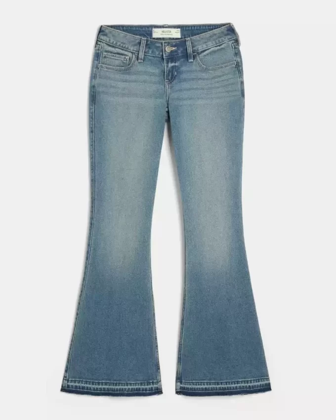 Τζιν Ultra Low Rise Medium Wash Flare