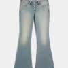 Τζιν Ultra Low Rise Medium Wash Flare