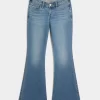 Τζιν Ultra Low Rise Medium Wash Flare