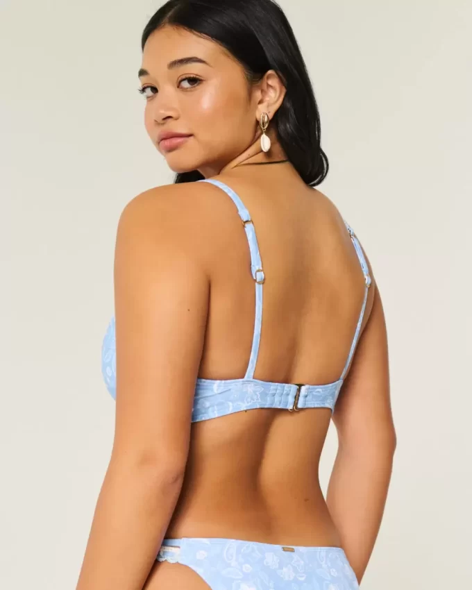 Τοπ μπικίνι με καμπύλες Underwire Plunge Τοπ μπικίνι με καμπύλες Underwire Plunge