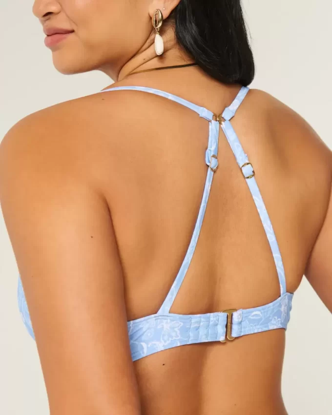 Τοπ μπικίνι με καμπύλες Underwire Plunge Τοπ μπικίνι με καμπύλες Underwire Plunge