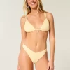 Ψηλοπόδι με V-Waist Jacquard Cheeky Bikini Bottom Ψηλοπόδι με V-Waist Jacquard Cheeky Bikini Bottom