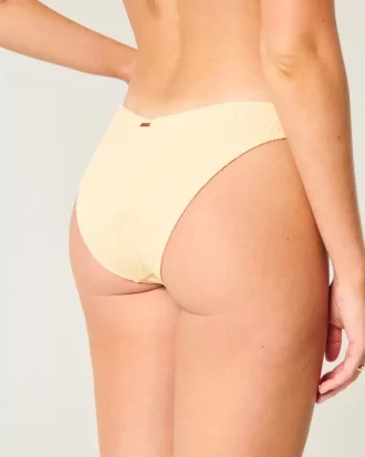 Ψηλοπόδι με V-Waist Jacquard Cheeky Bikini Bottom