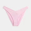 Ψηλοπόδι με V-Waist Jacquard Cheeky Bikini Bottom Ψηλοπόδι με V-Waist Jacquard Cheeky Bikini Bottom