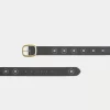 Vegan δερμάτινη ζώνη Sunburst Grommet Vegan δερμάτινη ζώνη Sunburst Grommet
