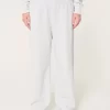 Λογότυπο Waist Fleece Παντελόνι με φαρδύ πόδι Λογότυπο Waist Fleece Παντελόνι με φαρδύ πόδι