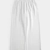 Λογότυπο Waist Fleece Παντελόνι με φαρδύ πόδι Λογότυπο Waist Fleece Παντελόνι με φαρδύ πόδι