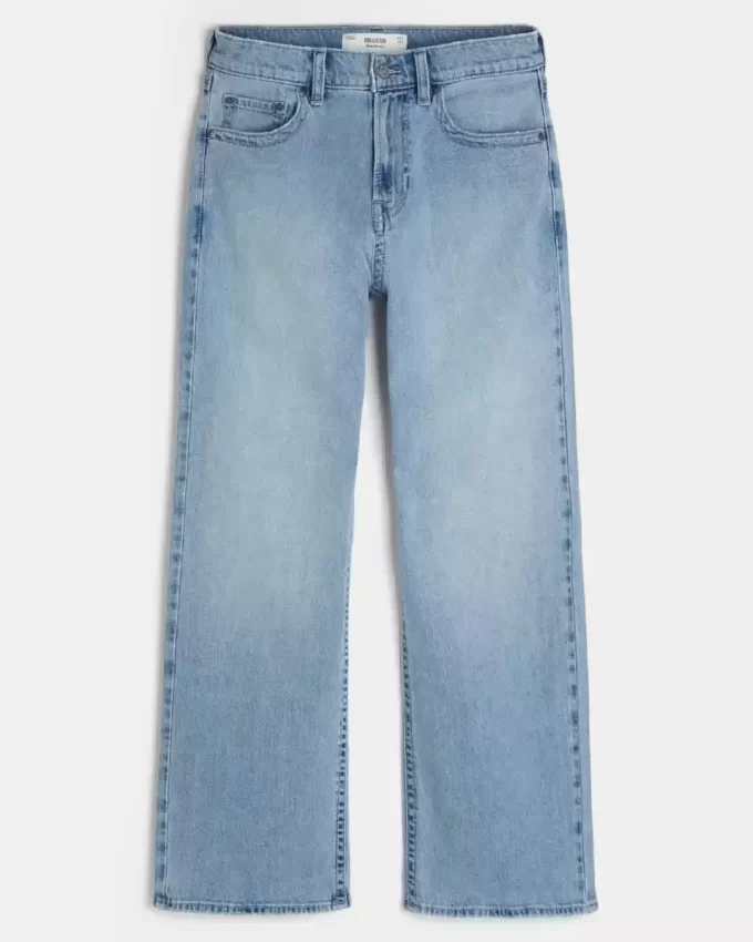 Ελαφρύ Wash Baggy Bootcut Jeans